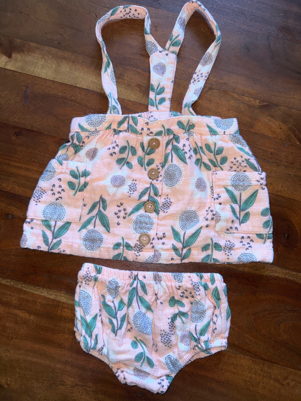 wonder nation Pink Floral Matching Set